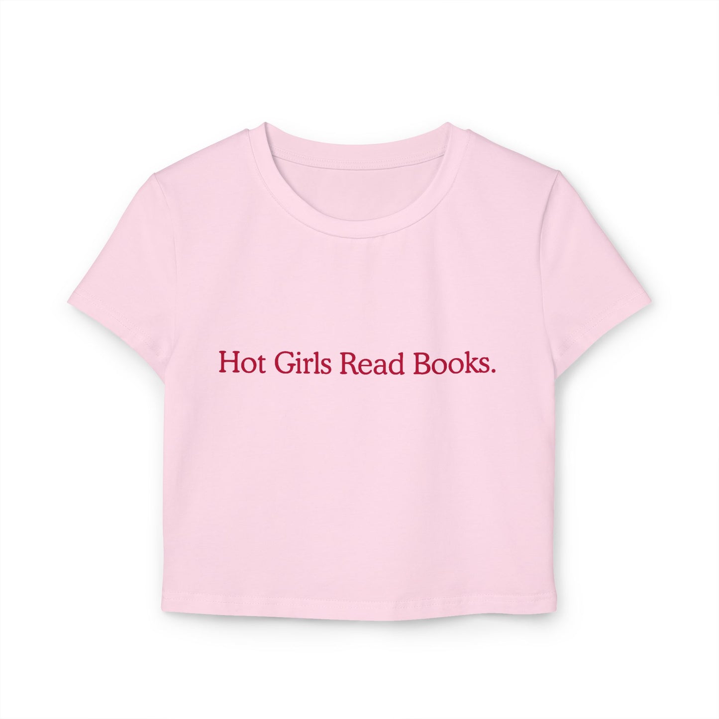 Hot Girls Read Books crop top