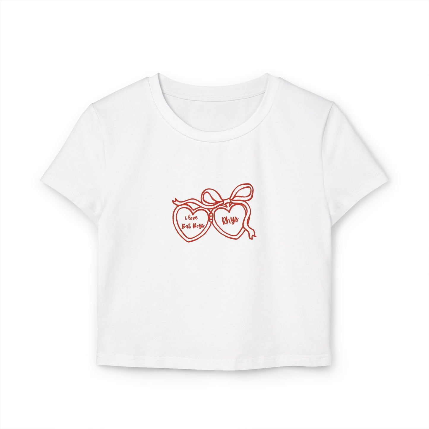 I love Bat Boys & Rhys Locket crop top